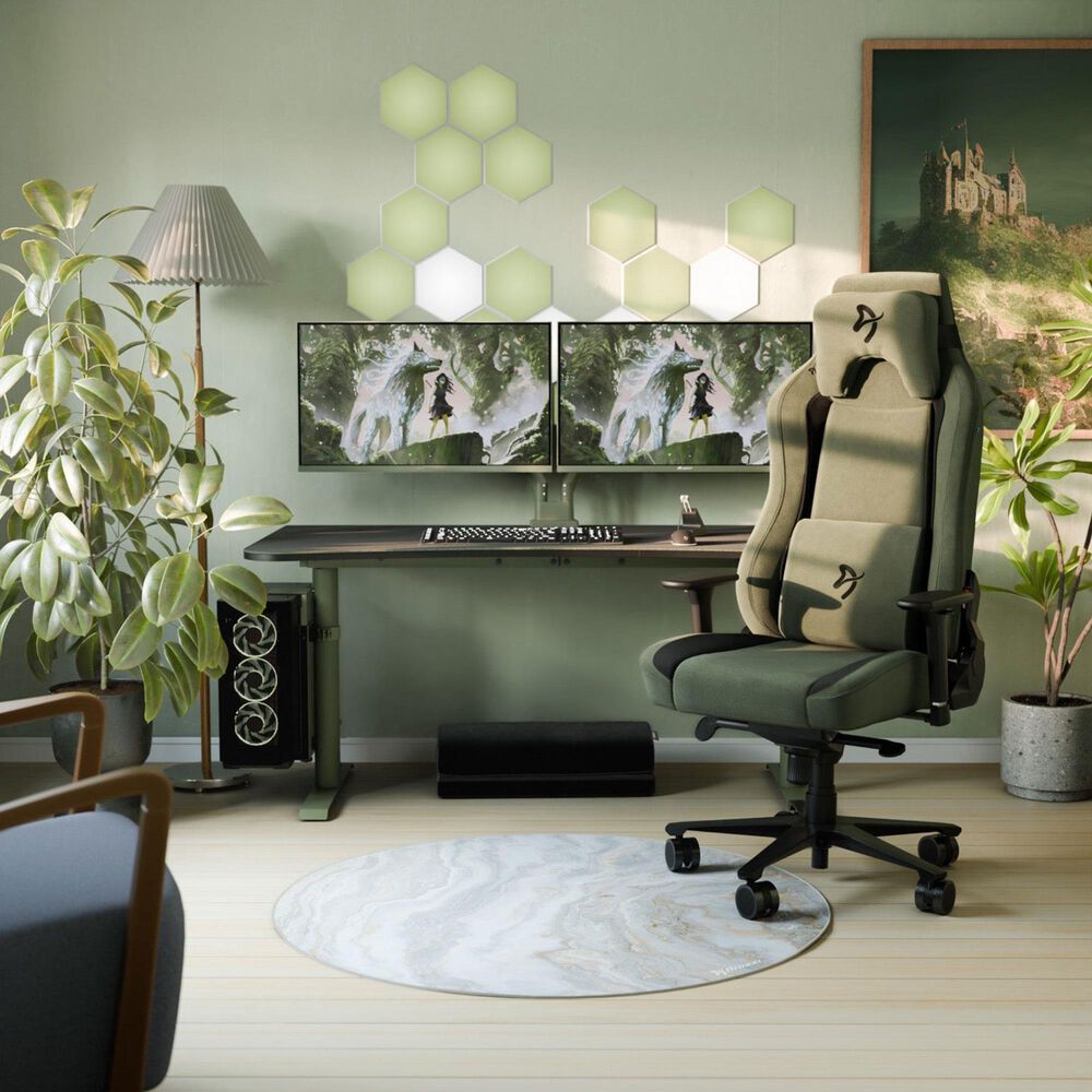 Arozzi Nova 32" IPS 180Hz Gaming Monitors in Forest Green, , large