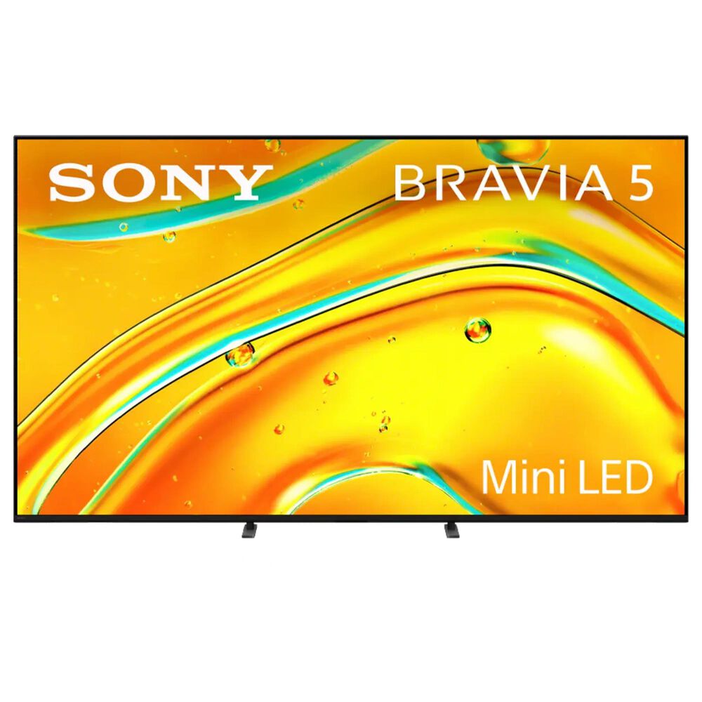 Sony 75" Class Bravia 5 Mini LED 4K HDR - Smart Google TV with Theater System 6 in Black, , large