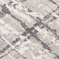 RIZZY Couture 10" x 13" Ivory and Gray Area Rug, , large
