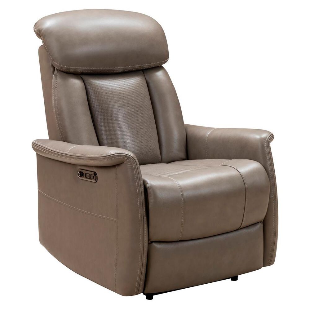 Barcalounger Lamar Power Recliner with Power Headrest and Temperature Seats in Gray, , large