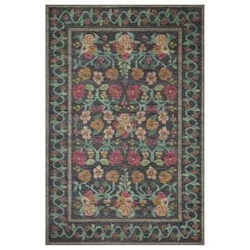 Rifle Paper Co. x Loloi Rosa 2"3" x 3"9" Black Area Rug, , large