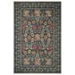 Rifle Paper Co Rosa 2"3" x 3"9" Black Area Rug, , large
