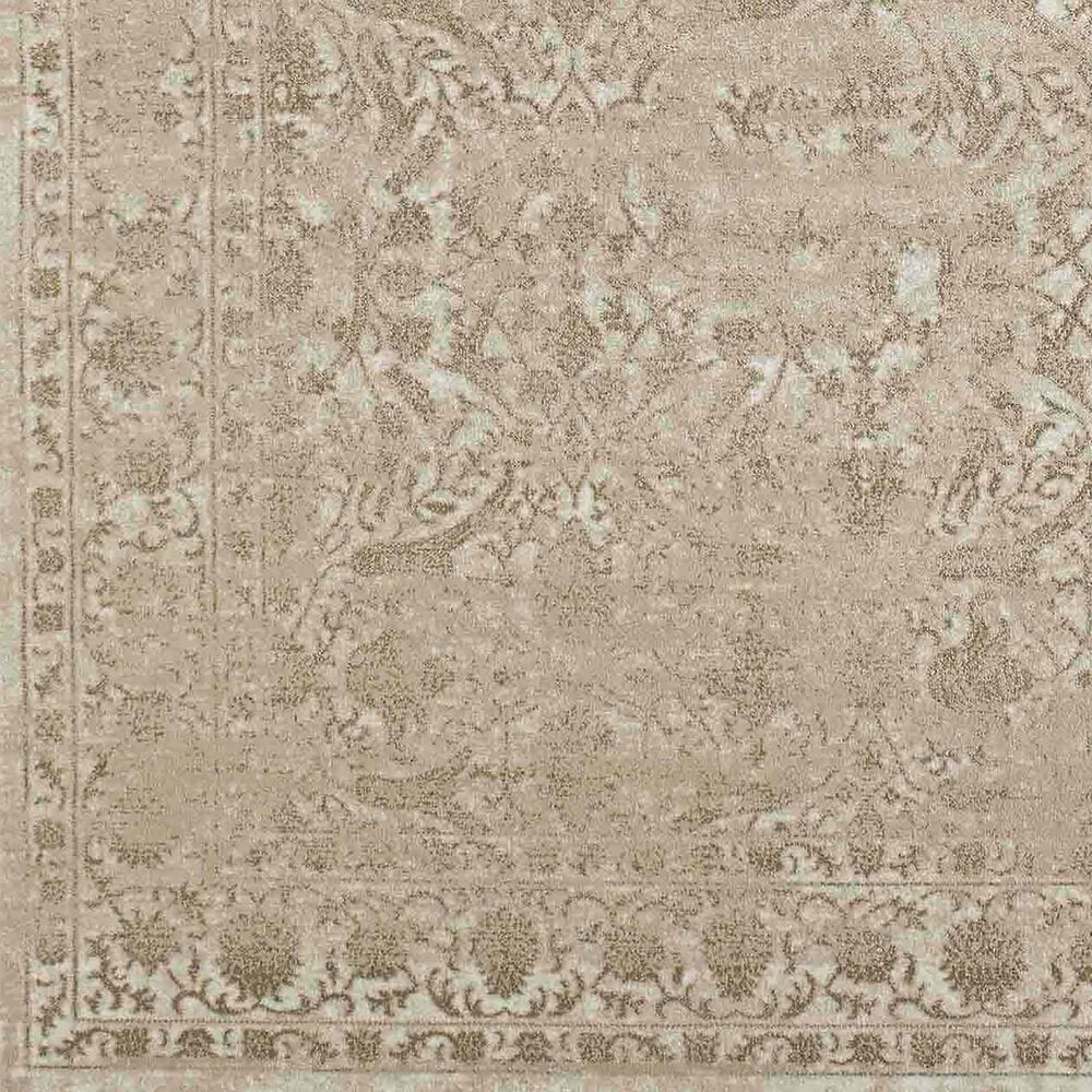 Radici USA Colosseo 3564 Bone 5'3" Round Area Rug, , large