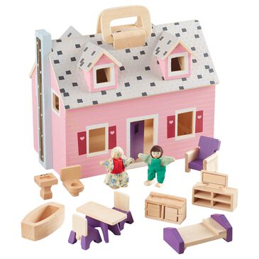 Melissa & Doug Fold and Go Mini Dollhouse, , large