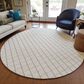 Dalyn Rug Company York 8" Round Ivory Indoor/Outdoor Area Rug, , large
