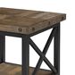 Flexsteel Carpenter Lamp Table in Oiled Oak, , large