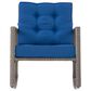 CorLiving Parksville Patio Rocking Chair in Blended Grey/Oxford Blue, , large