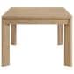 Emerald Home Furnishings Pacific Grove Leg Dining Table in Sand Dune - Table Only, , large