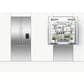Fisher & Paykel 36" Integrated French Door Panel I&W with 84" High in Stainless Steel, , large