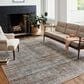 Chris Loves Julia x Loloi Jules 9"6" x 14" Lagoon and Brick Area Rug, , large