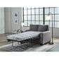 Ashley Rannis Stationary Twin Sofa Sleeper in Pewter, , large