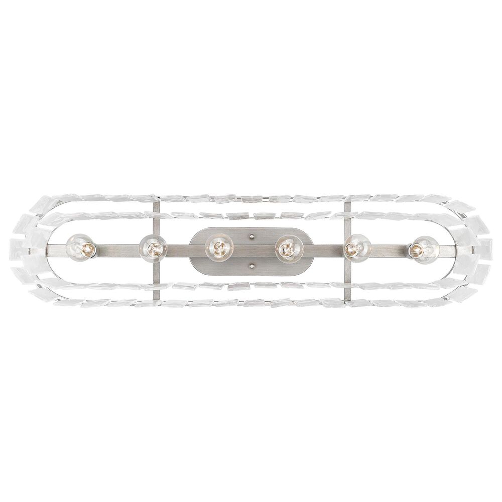 Golden Lighting Ciara 6-Light Linear Pendant in Peruvian Silver, , large