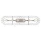 Golden Lighting Ciara 6-Light Linear Pendant in Peruvian Silver, , large
