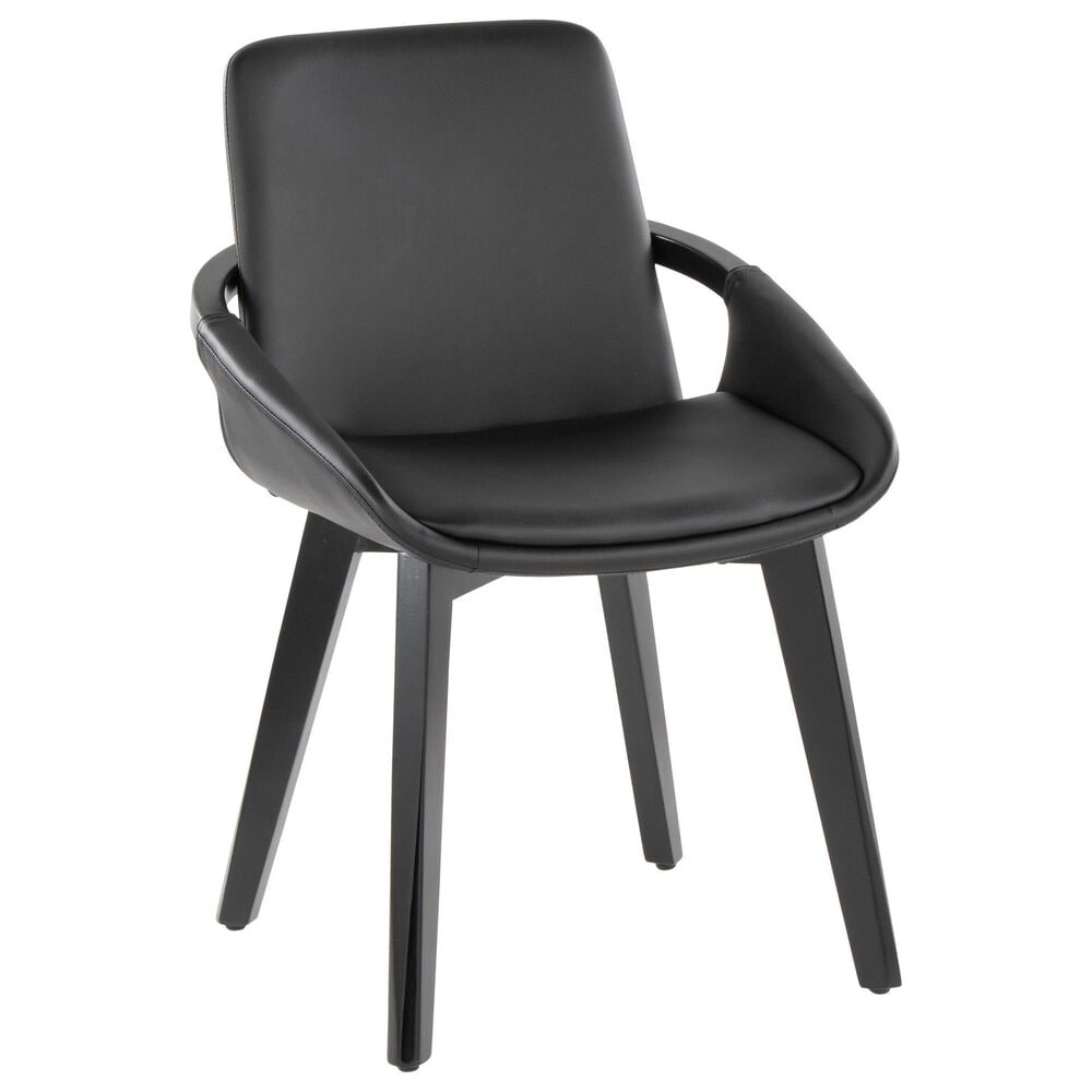 Lumisource Cosmo Arm Chair in Black, , large