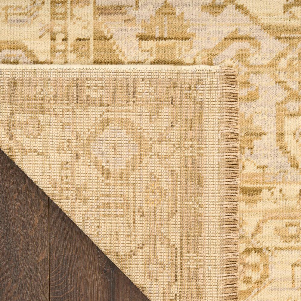 Nourison Antique Bloom Beige 5'6" x 8'6" Area Rug, , large