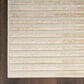 Nourison Brushstrokes 9" x 12" Beige and Silver Area Rug, , large