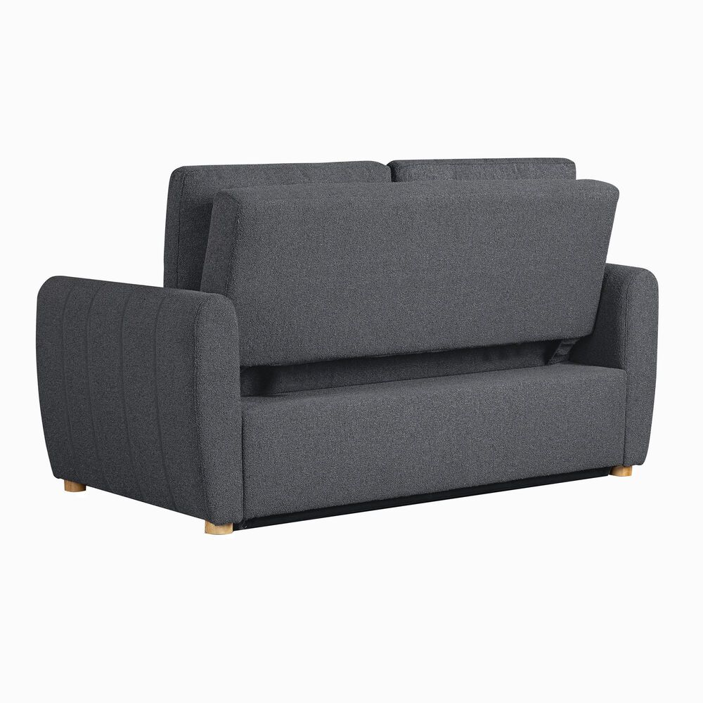 Serta Galloway Convertible Sofa in Charcoal, , large