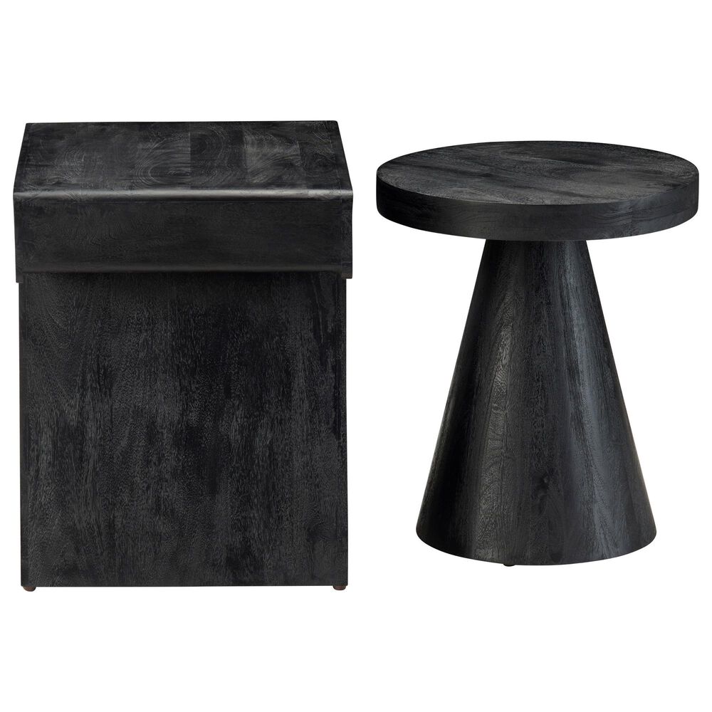 Slatehouse Keppler Nesting Tables in Black, , large
