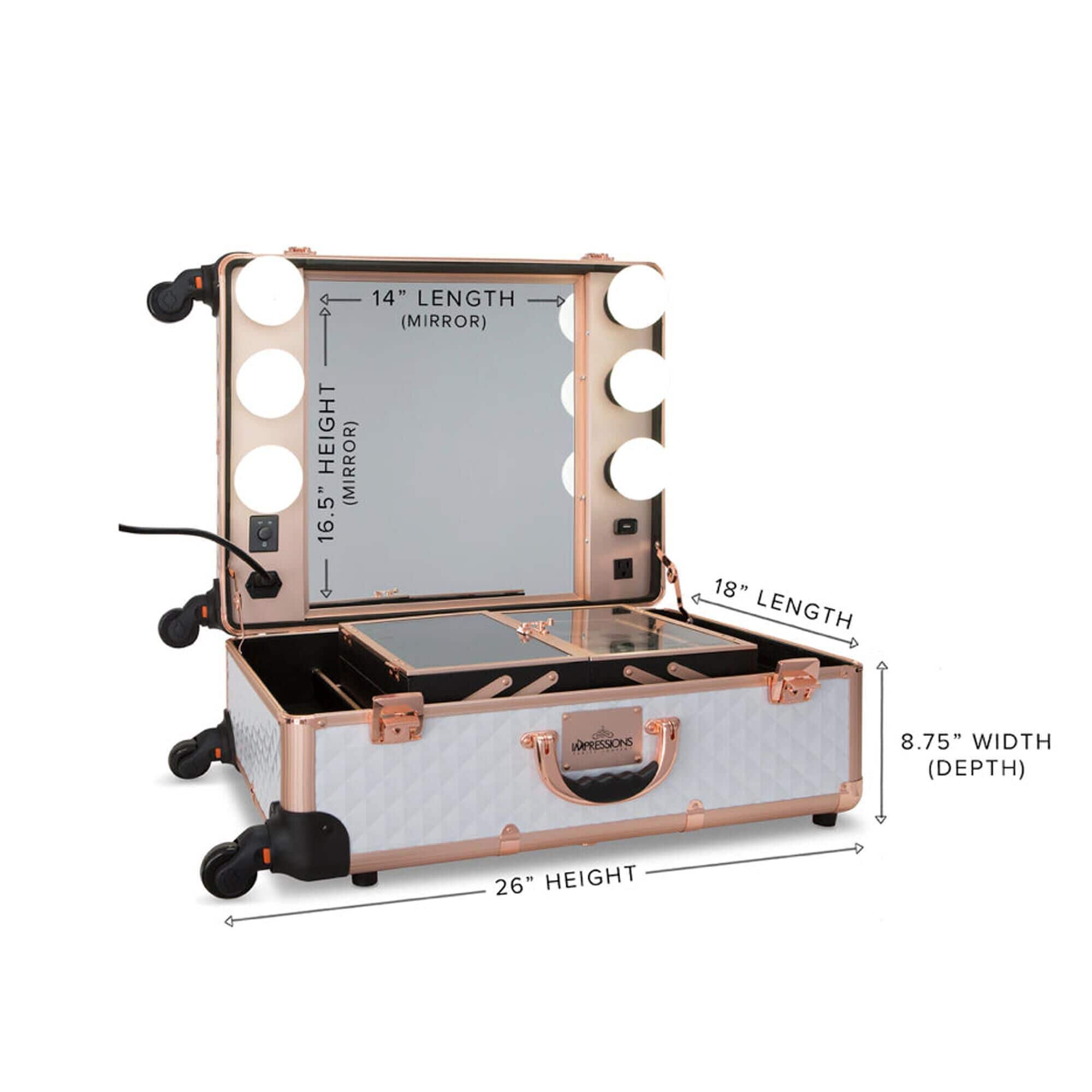 Impressions vanity suitcase sale