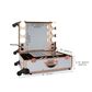 Impressions Vanity SlayCase Vanity Case with Stand in White and Rose Gold Studded, , large