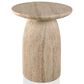 Furniture of America Karvyn 17" Side Table in Light Brown, , large