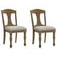 Hearth and Haven Side Chair in White Oak (Set of 2), , large