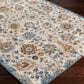 Surya Tuscany TUS-2331 Blue, Cream, Brown, Dusty Coral, Light Beige, Gray, Dark Blue and Bright Yellow 12" x 15" Area Rug, , large