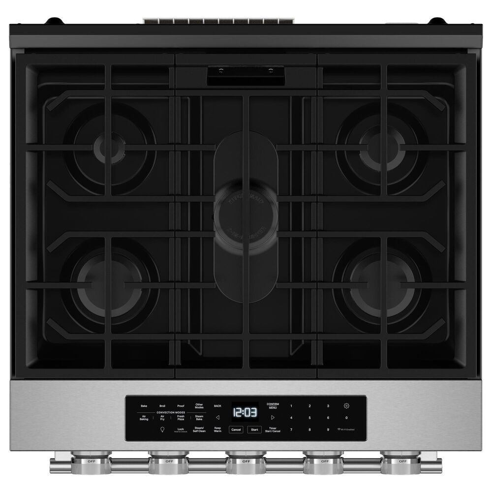 KitchenAid 5 Cu. Ft. Smart Slide-in Gas Range in Fingerprint Resistant Stainless Steel, , large