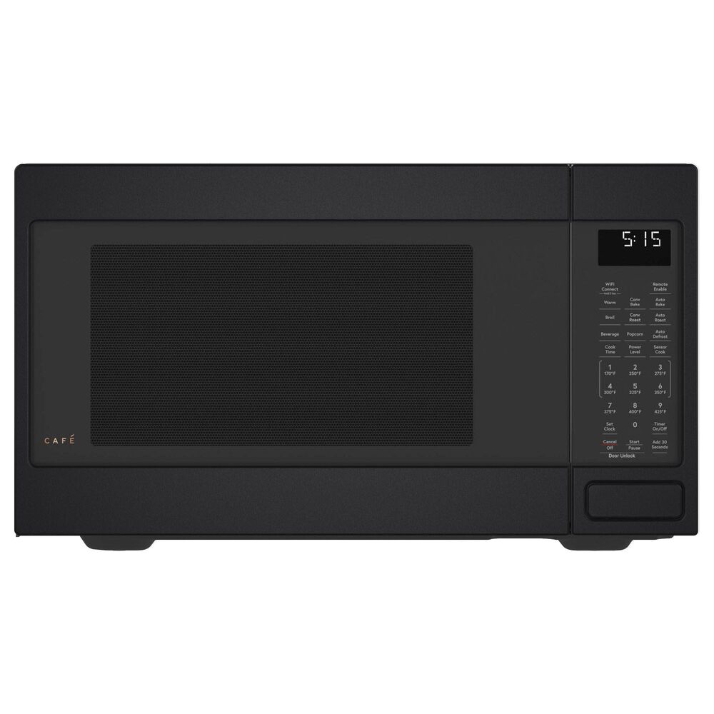 Cafe 1.5 Cu. Ft. Countertop Microwave Oven with Convection in Matte Black, , large
