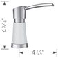 Blanco Artona Soap Dispenser in Stainless Steel and White, , large