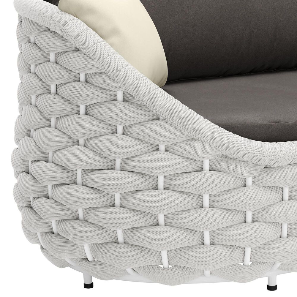 Zuo Modern Coral Reef Loveseat in Gray, , large