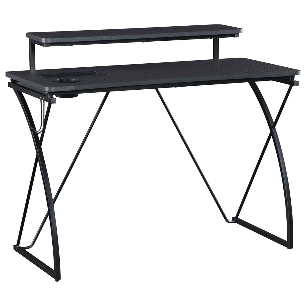 Valor Living Biome 44" Battlestation Gaming Desk in Grey, , large