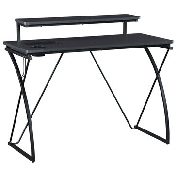 Valor Living Biome 44" Battlestation Gaming Desk in Grey, , large