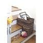 Creative Coop Woven BacBac Leaf Stair Basket in Natural, , large