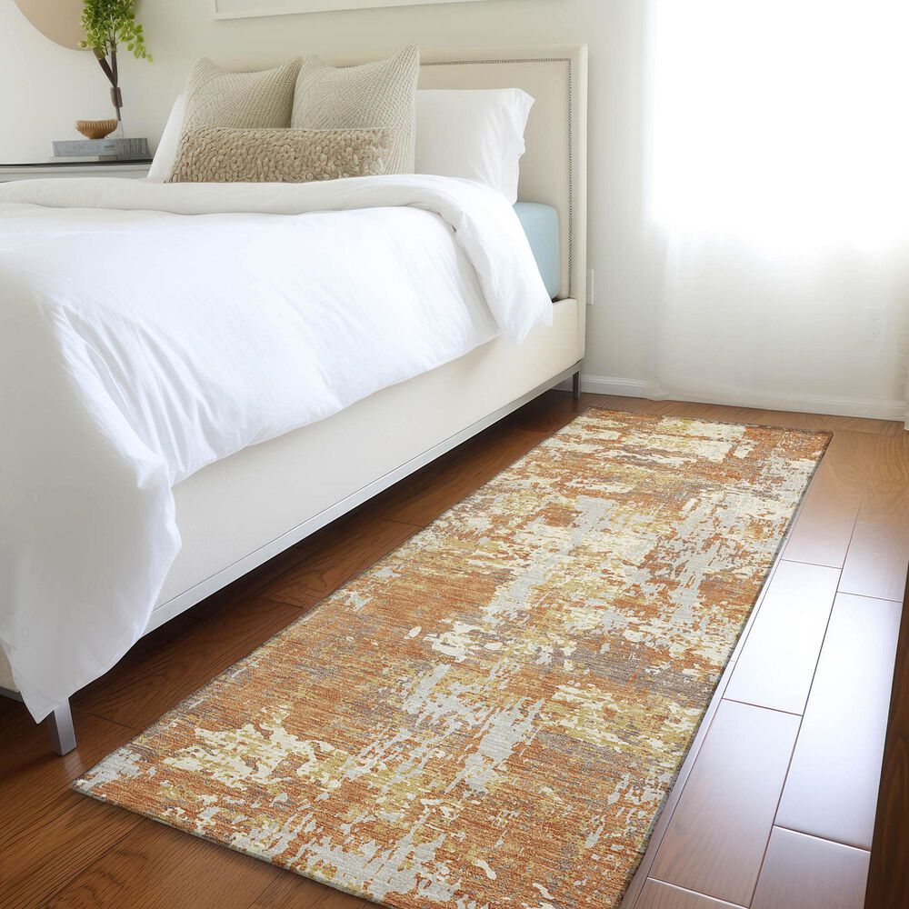 Dalyn Rug Company Kochi KC7 Copper 2&#39;3&quot; x 7&#39;6&quot; Runner, , large