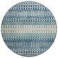 Dalyn Rug Company Brisbane 8" Round Indigo Area Rug, , large
