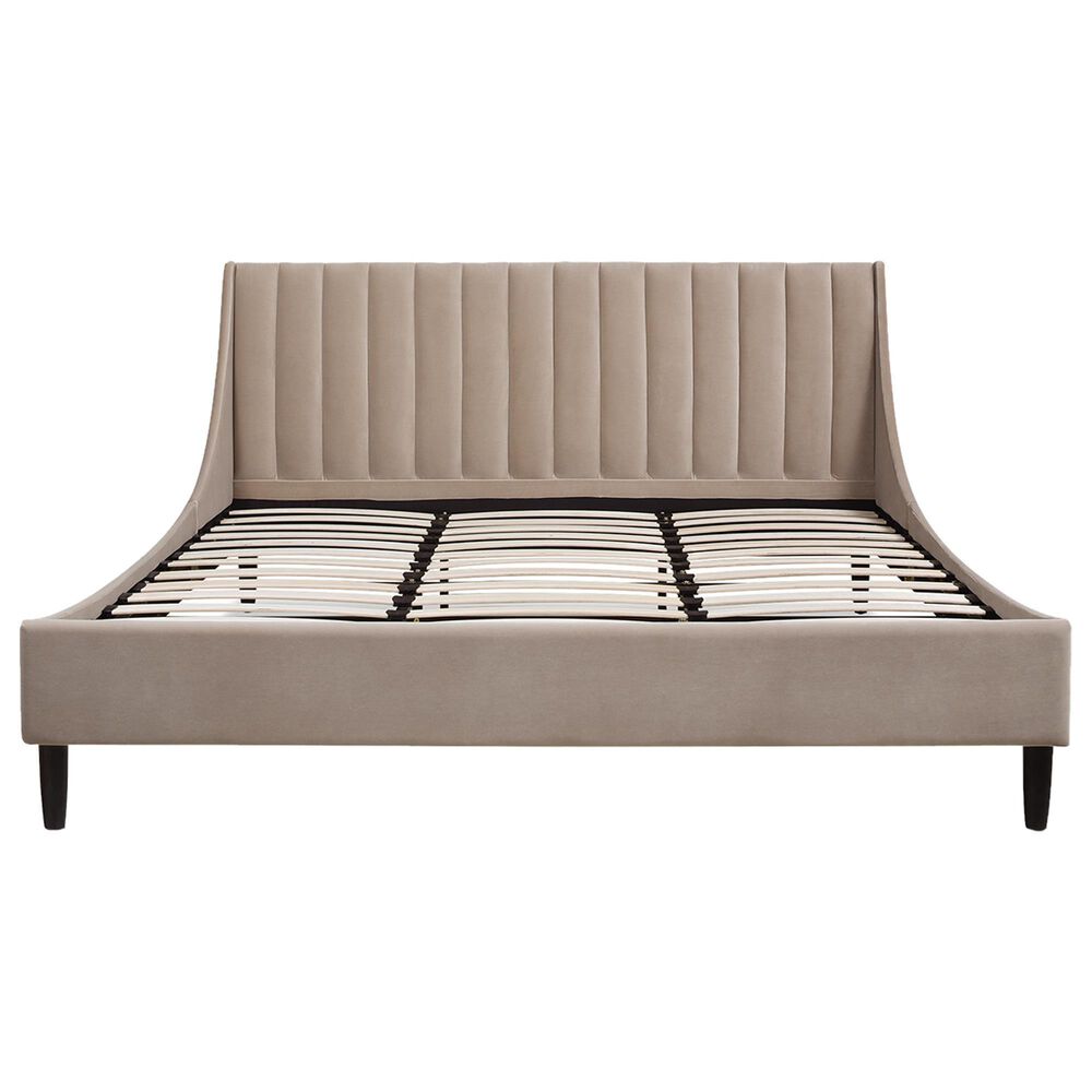 Jennifer Taylor Home Aspen King Platform Bed in Mink Beige, , large