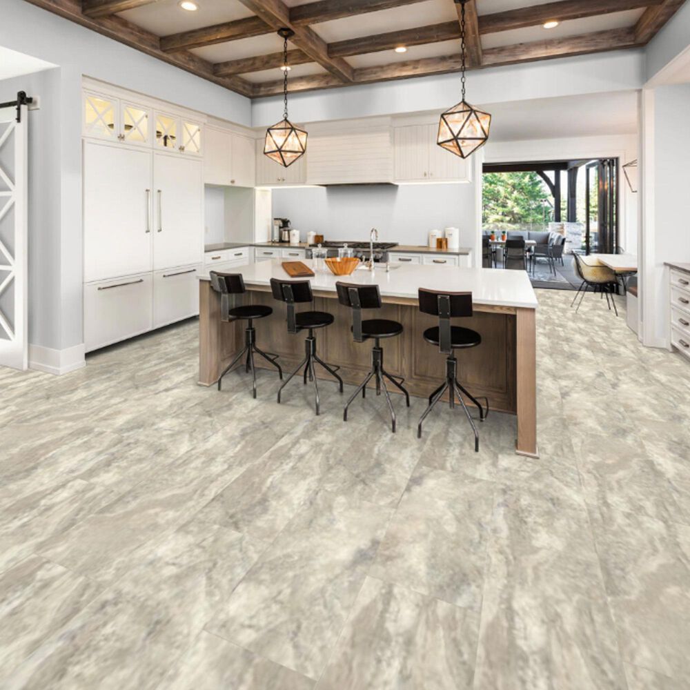 Tru-Cor PBE Tile Travertine Oyster 16&quot; x 32&quot; Luxury Vinyl Tile, , large
