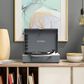 Victrola Re-Spin Sustainable Bluetooth Suitcase Record Player in Graphite Grey, , large