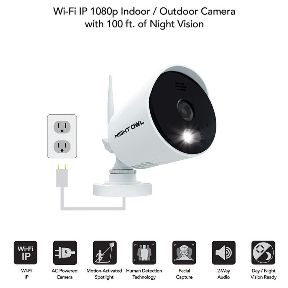 Night Owl 2MP Wireless AC Powered Camera, , large