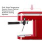 KitchenAid 47 Oz Semi-Automatic Espresso Machine in Empire Red, , large