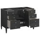 James Martin Vanities Myrrin 48" Vanity in Carbon Oak with 3 cm Ethereal Noctis Quartz Top, , large
