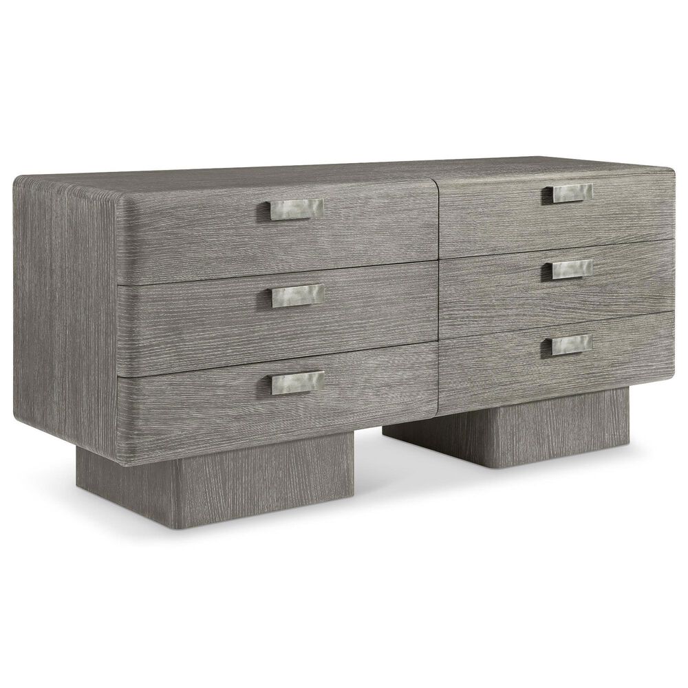 Bernhardt Monolith 6-Drawer Dresser in Wirebrushed Oak, , large