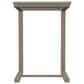 Telescope Casual Furniture Outdoor Square Side C Table with Marine Grade Polymer Top in Storm, , large