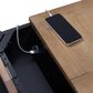 Forma & Co Napa Chairside Table in Distressed Black and Driftwood, , large