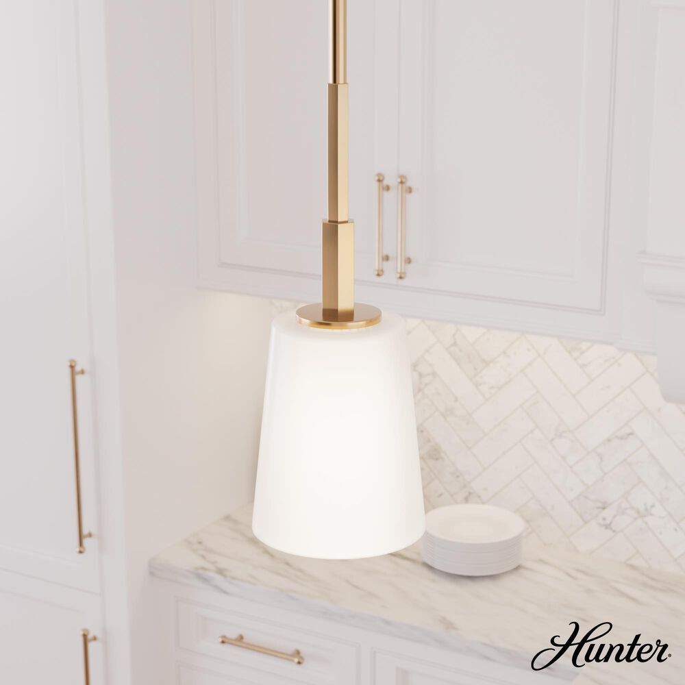 Hunter Nolita Mini 1-Light Pendant in Alturas Gold, , large