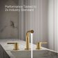 Kohler Elate Widespread Bathroom Sink Faucet in Vibrant Brushed Moderne Brass, , large