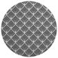 Dalyn Rug Company The Reserve TR9 Black 8" Round Indoor/Outdoor Area Rug, , large