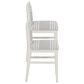 Linon Home Decor Regina Counter Stool with Light Grey Cushion in White (Set of 2), , large