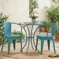 Hearth and Haven Colmar 3-Piece Outdoor Bistro Set in Blue, , large